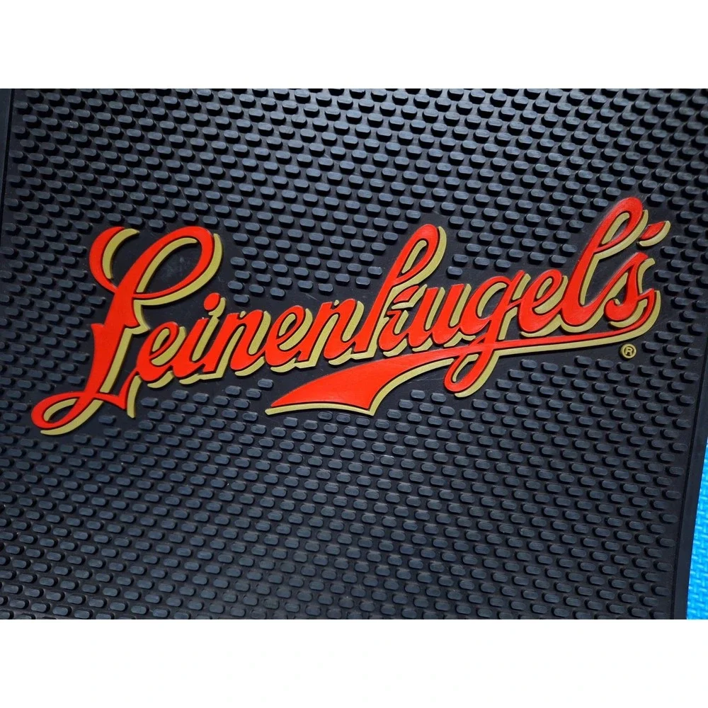 LEINENKUGELS Beer Bar Pour Spill Mat Black Rubber Stephen Kings Castle Rock prop